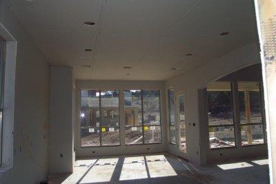 Breakfast nook from the kitchen